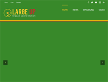 Tablet Screenshot of large-up.com